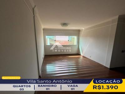 Apartamento para Loca��o, em , bairro Vila Santo Ant�nio, 3 dormit�rios, 1 banheiro, 1 vaga