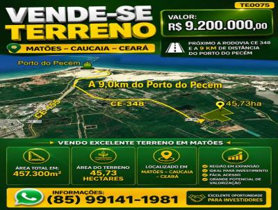 Terreno para Venda, em Caucaia, bairro Mat�es