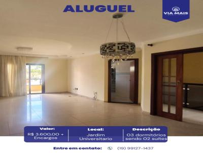 Casa para Loca��o, em Araras, bairro Jardim Universitario, 3 dormit�rios, 2 su�tes, 4 vagas