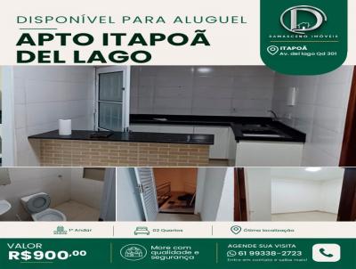 Apartamento para Loca��o, em Bras�lia, bairro Del Lago II (Itapo�), 2 dormit�rios, 1 banheiro