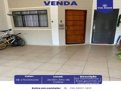 Casa para Venda, em Araras, bairro Alto da Colina, 2 dormit�rios, 1 banheiro, 2 vagas