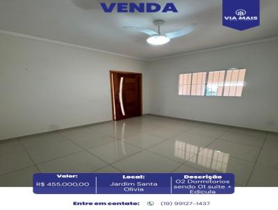Casa para Venda, em Araras, bairro Jardim Santa Olivia, 2 dormit�rios, 3 banheiros, 1 su�te, 1 vaga