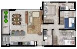 APARTAMENTO  VENDA 3 QUARTOSGUAS CLARAS-LUX BOULEVARDGUAS CLARAS-LUX BOULEVARD